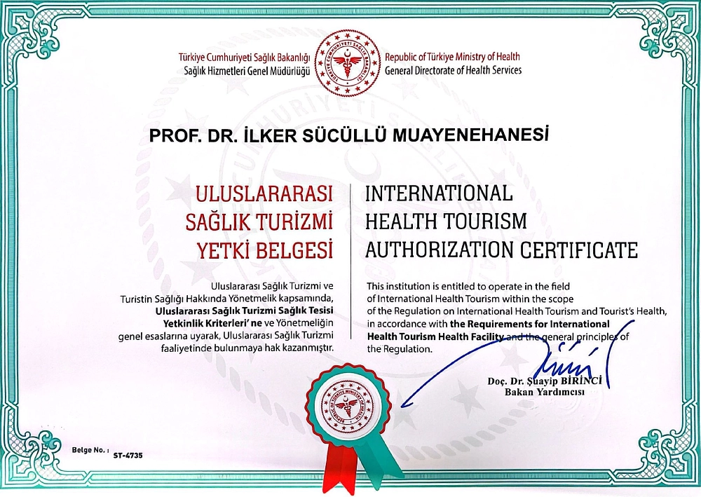 Sağlık Turizmi Yetki Belgesi